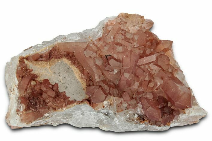 Tangerine Quartz Crystal Cluster - Brazil #328900